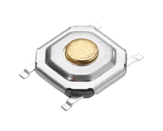 Micro Drukknop Schakelaar 4x4x1.5mm hoog 4-pins SMD